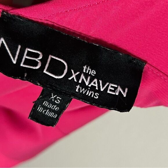 NBD X The Naven Twins Everytime Skater Dress in Berry - Picture 13 of 14